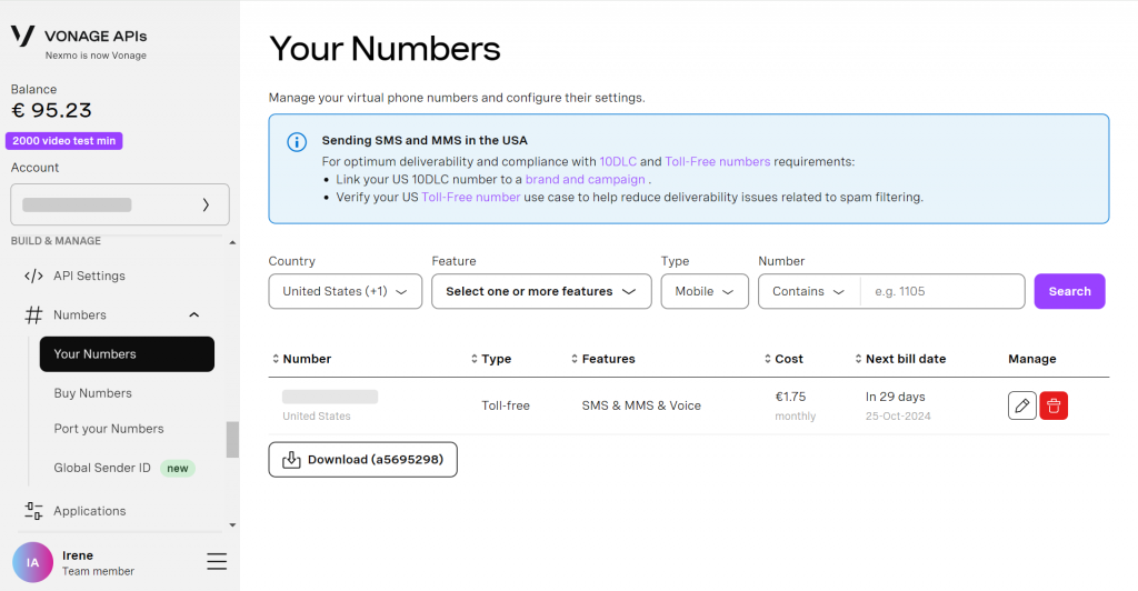 Vonage Sign In Connect and manage Vonage CPaaS provider with the Textmagic app | Textmagic